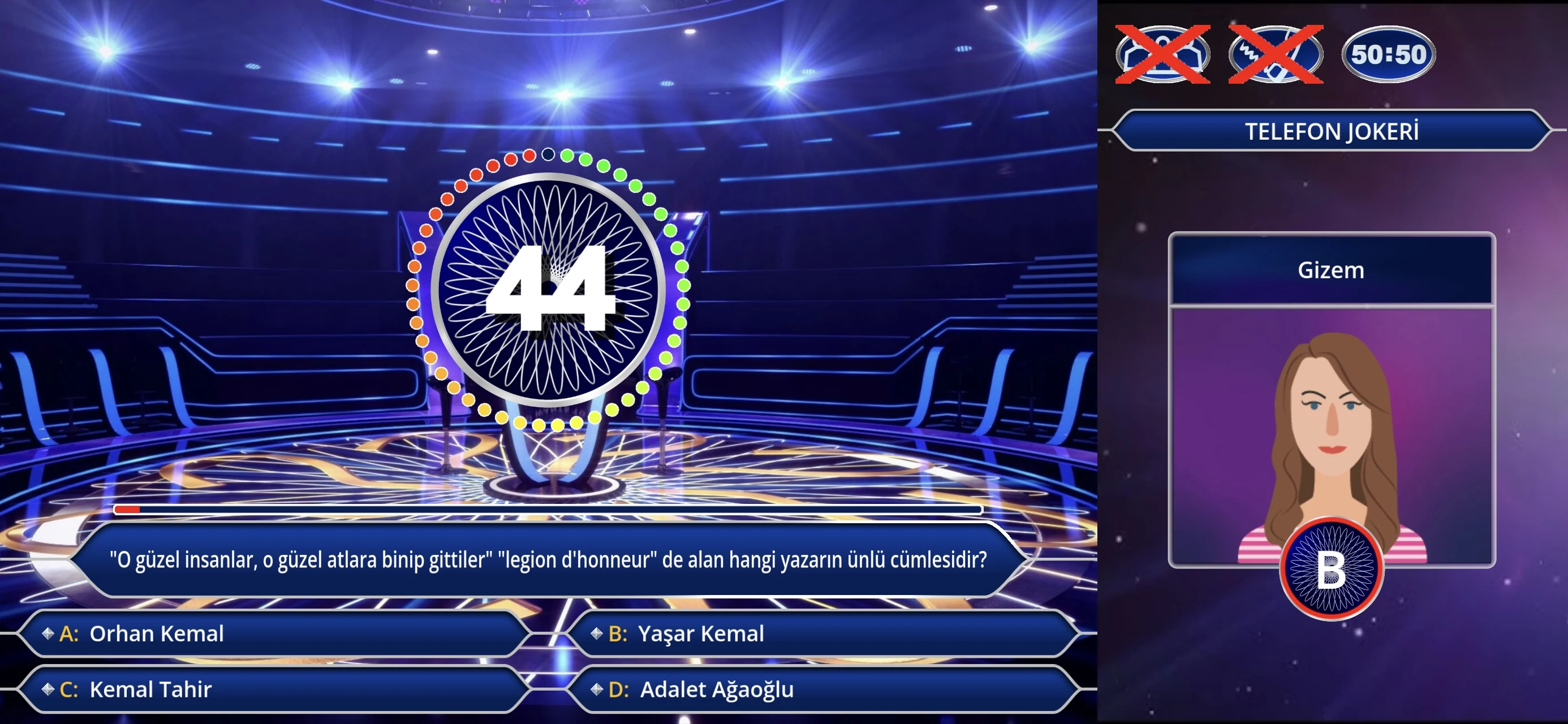 Milyoner Bilgi Yarışması 2026 screenshot
